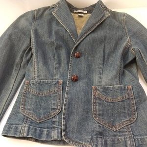 Gap denim blazer, size 4